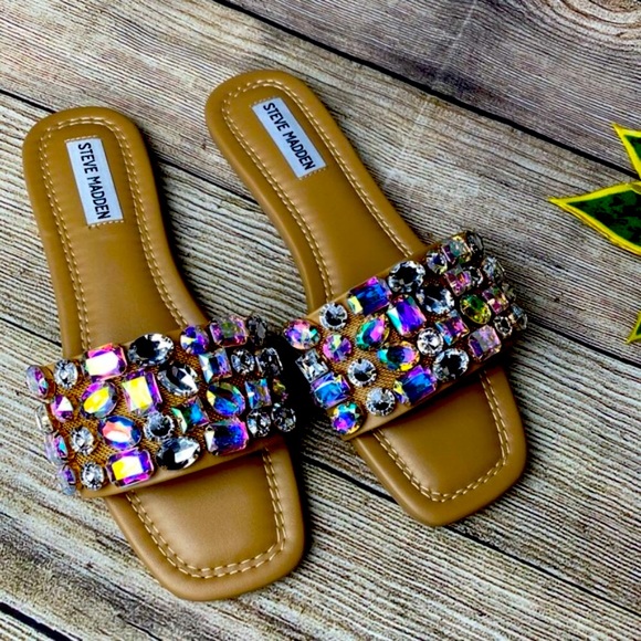 Steve Madden Shoes - Steve Madden Malina Jeweled Rhinestones Sandals